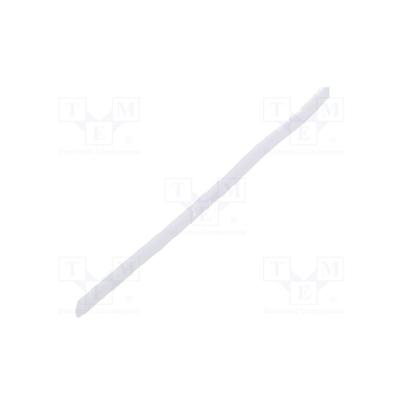 10 pcs : 52259 - Spiral wrapping, ØBundle : 8mm, white,transparent, L: 10m