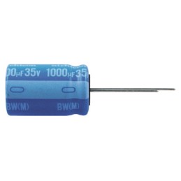 20 pcs - UBW1H100MPD Nichicon 10μF Aluminium Electrolytic Capacitor 50V dc, Radial, Through Hole - UBW1H100MPD