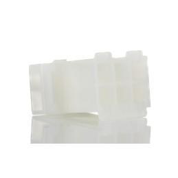 10 pcs - 61625 Molex, STANDARD .093' Male Connector Housing, 6.7mm Pitch, 6 Way, 2 Row