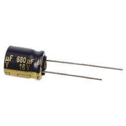 20 pcs - EEUFK1C681 Panasonic 680μF Aluminium Electrolytic Capacitor 16V dc, Radial, Through Hole - EEUFK1C681