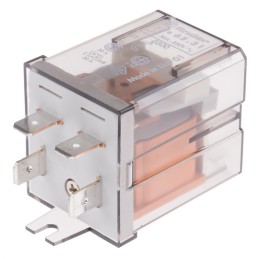 1 pcs - Finder Flange Mount Power Relay, 110V ac Coil, 30A Switching Current, SPST