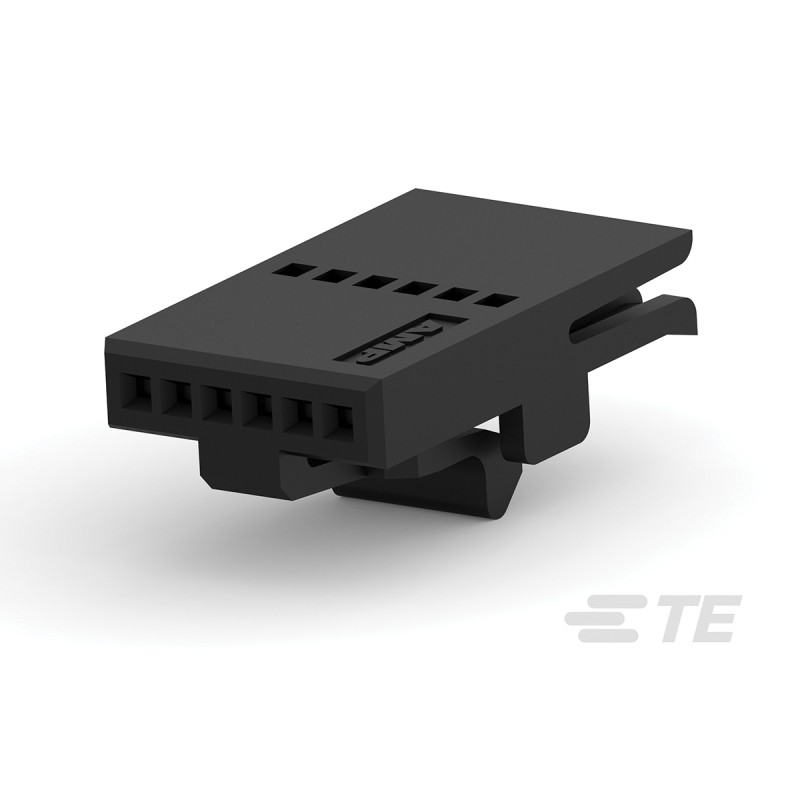 20 pcs - 487545-3 TE Connectivity, FFC Female PCB Connector Housing, 1.27mm Pitch, 6 Way, 1 Row