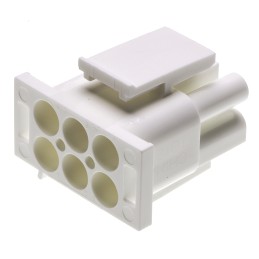 20 pcs - 350715-1 TE Connectivity, Universal MATE-N-LOK Male Connector Housing, 6.35mm Pitch, 6 Way, 2 Row