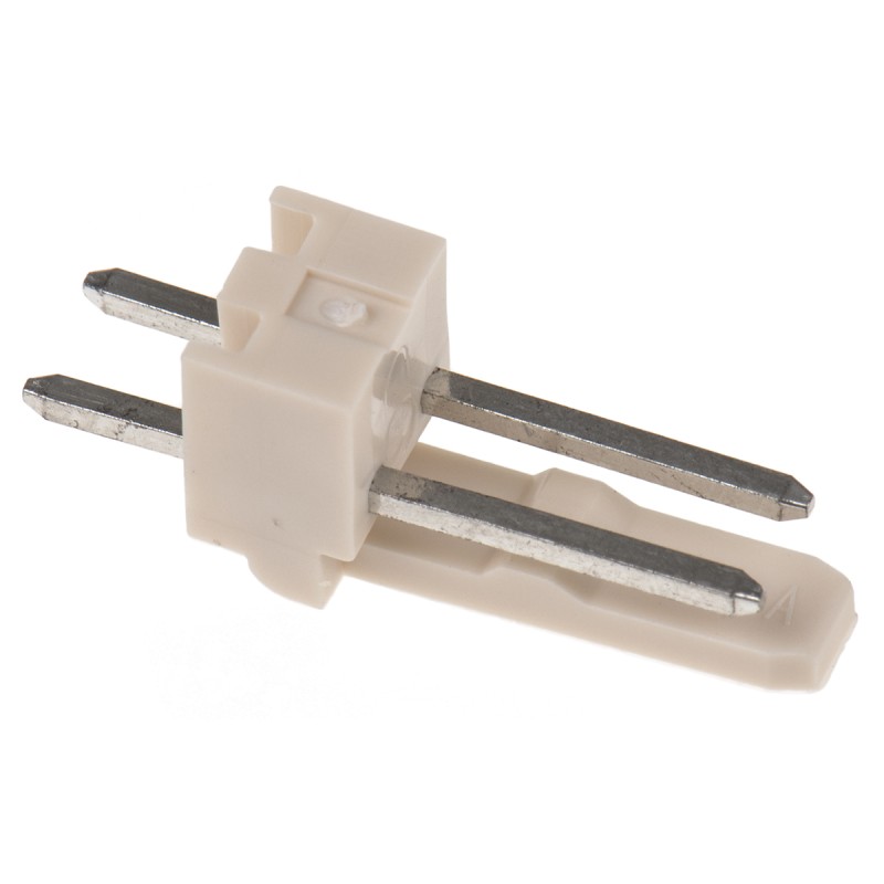 20 pcs - 22-04-1021 Molex Mini-Latch Series Straight Through Hole Pin Header, 2 Contact(s), 2.5mm Pitch, 1 Row(s), Unshrouded