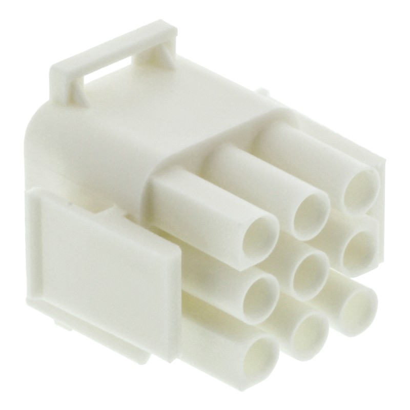 20 pcs - 350720-1 TE Connectivity, Universal MATE-N-LOK Male Connector Housing, 6.35mm Pitch, 9 Way, 3 Row