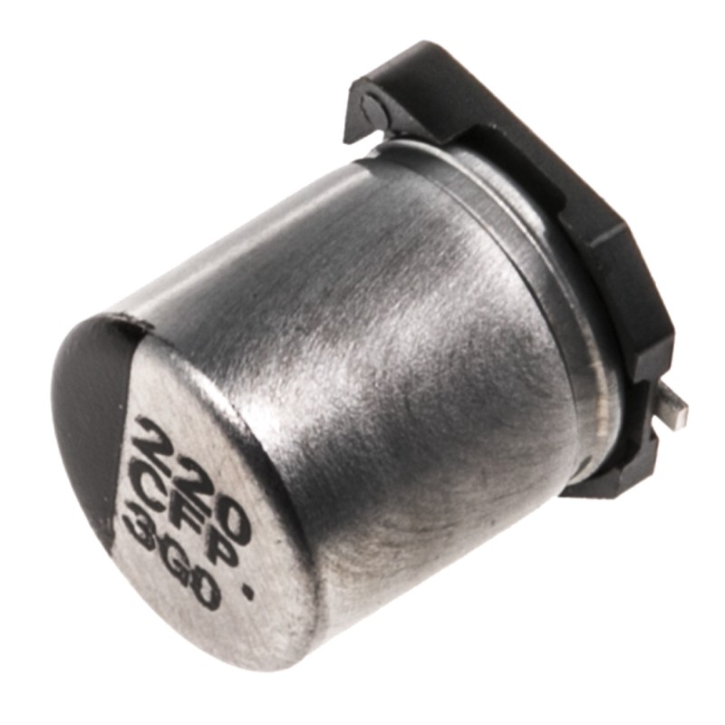 20 pcs - EEEFPC221XAP Panasonic 220μF Aluminium Electrolytic Capacitor 16V dc, Surface Mount - EEEFPC221XAP