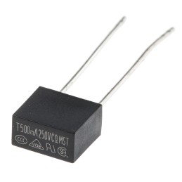 50 pcs - RS PROPC Board Non Resettable Fuse, Radial 500mA, 250V ac