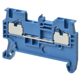 1 pcs - Omron DIN Rail Terminal Block, 17.5A, 17 AWG Wire, Push In Termination