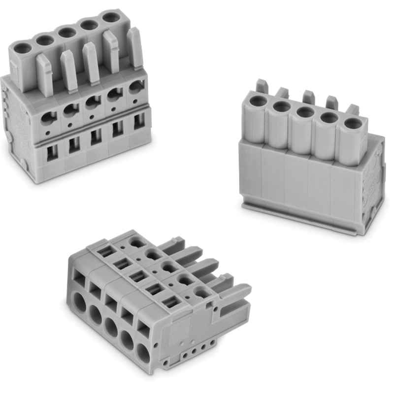 10 pcs - 691369700003B Wurth Elektronik 5mm Pitch 3 Way Horizontal Pluggable Terminal Block, Plug, Cable Mount