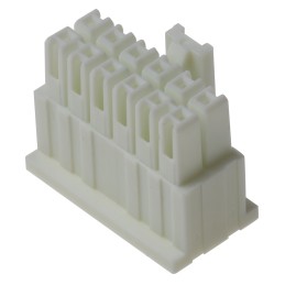 10 pcs - IPD1-06-D-K Samtec, IPD1 Male Crimp Connector Housing, 2.54mm Pitch, 12 Way, 2 Row