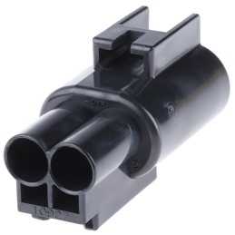 10 pcs - 176143-2 TE Connectivity, .187 Series Automotive Connector Socket 2 Way