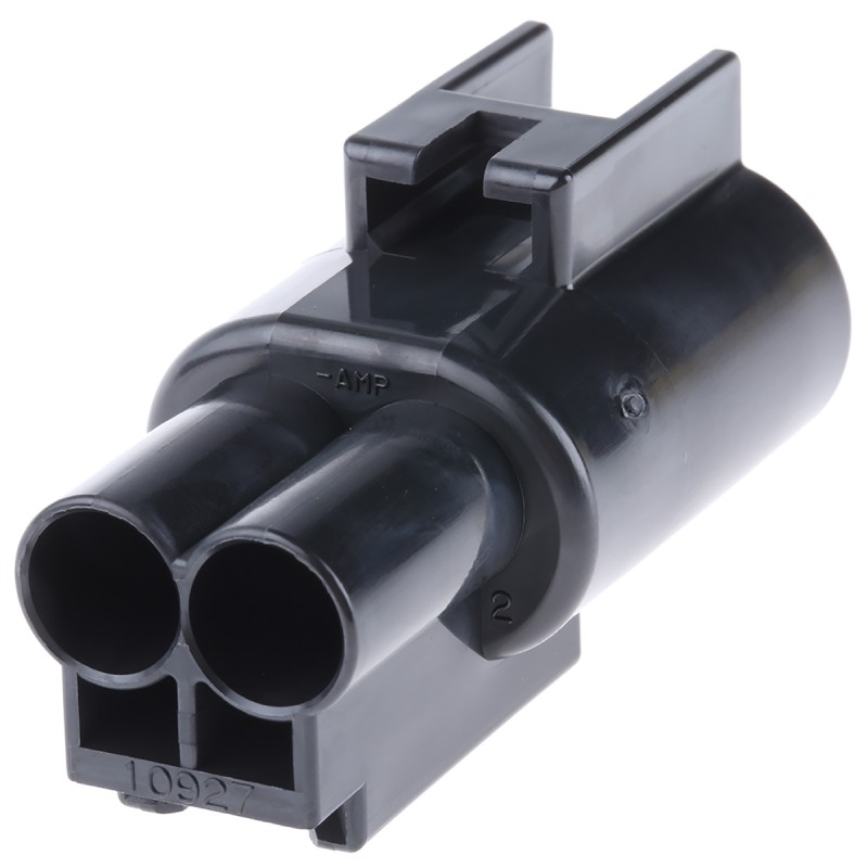 10 pcs - 176143-2 TE Connectivity, .187 Series Automotive Connector Socket 2 Way