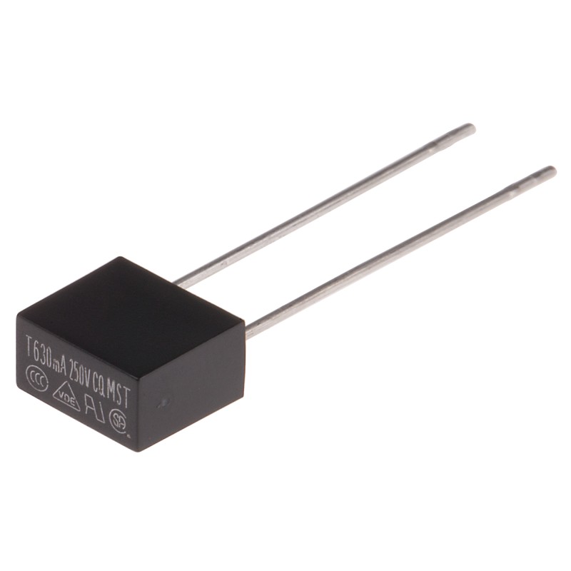 50 pcs - RS PROPC Board Non Resettable Fuse, Radial 630mA, 250V ac