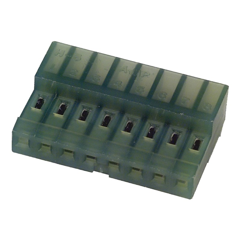 10 pcs - 3-640443-8 TE Connectivity 8-Way IDC Connector Socket for Cable Mount, 1-Row