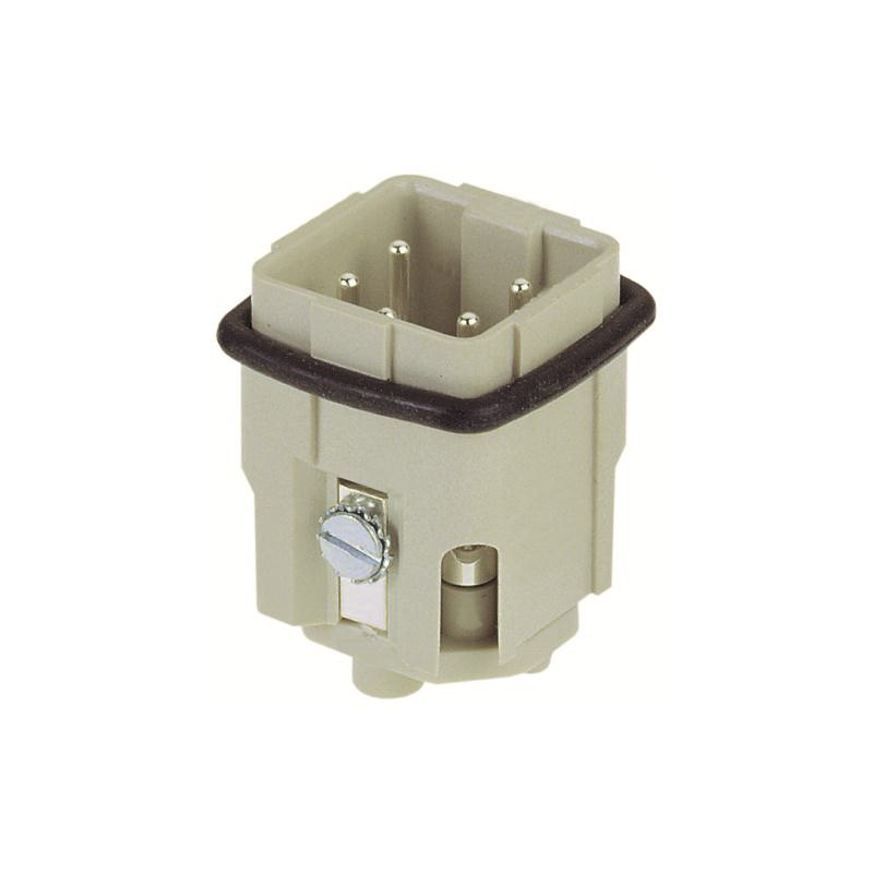 1 pcs - RS PRO Heavy Duty Power Connector Insert, 10A, Male, 5 Contacts