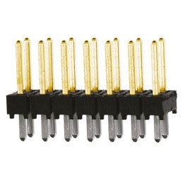 10 pcs - TSW-107-07-L-D Samtec TSW Series Straight Through Hole Pin Header, 14 Contact(s), 2.54mm Pitch, 2 Row(s), Unshrouded