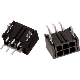 10 pcs - 662102230822 Wurth Elektronik WR-MPC3 Series Right Angle PCB Header, 2 Contact(s), 3.0mm Pitch, 2 Row(s), Shrouded