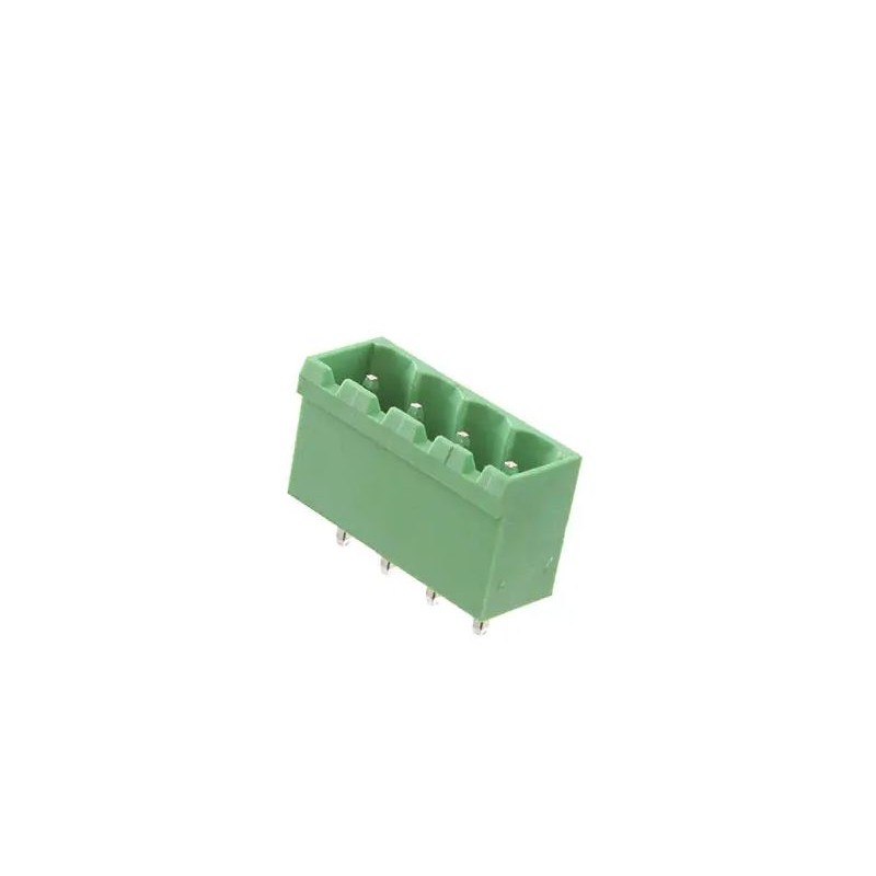 10 pcs - RS PRO 5mm Pitch 4 Way Pluggable Terminal Block, Header, Through Hole