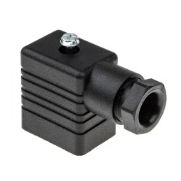 1 pcs - Hirschmann GM 2P+E DIN 43650 B, Female Solenoid Valve Connector, 250 V ac/dc Voltage