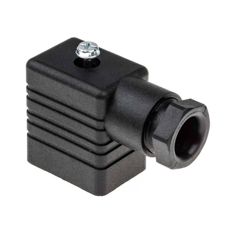 1 pcs - Hirschmann GM 2P+E DIN 43650 B, Female Solenoid Valve Connector, 250 V ac/dc Voltage