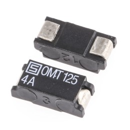 20 pcs - 3404.0120.22 SchurterSMD Non Resettable Fuse 4A, 125V ac/dc