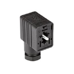 1 pcs - Hirschmann GM 2P+E DIN 43650 B, Female Solenoid Valve Connector, 250 V ac/dc Voltage