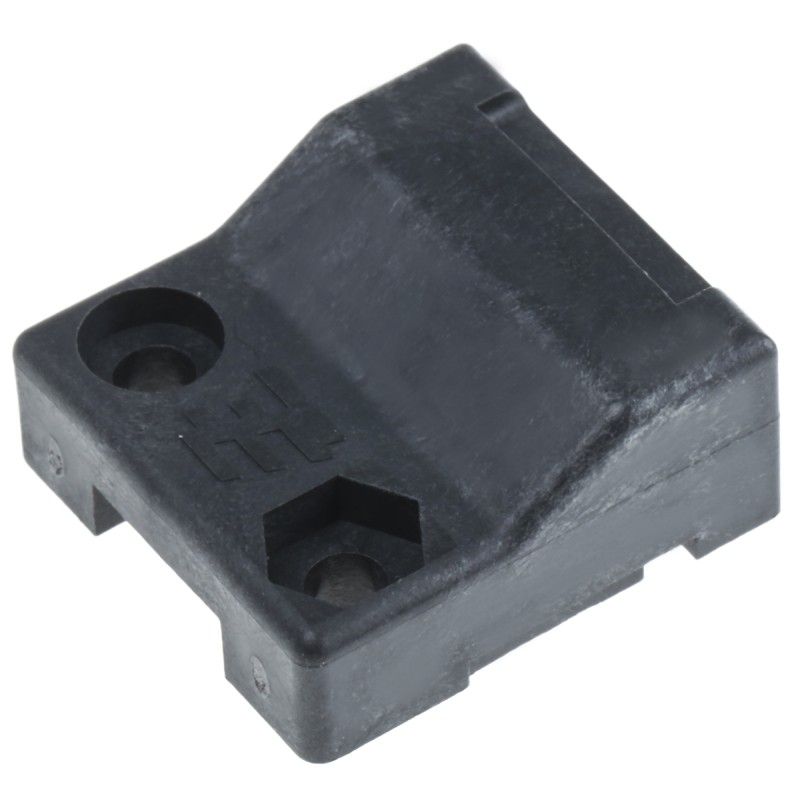 10 pcs - 316454-1 TE Connectivity Black Nylon Cable Clamp, 7.5mm Max. Bundle