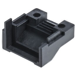 10 pcs - 316454-1 TE Connectivity Black Nylon Cable Clamp, 7.5mm Max. Bundle