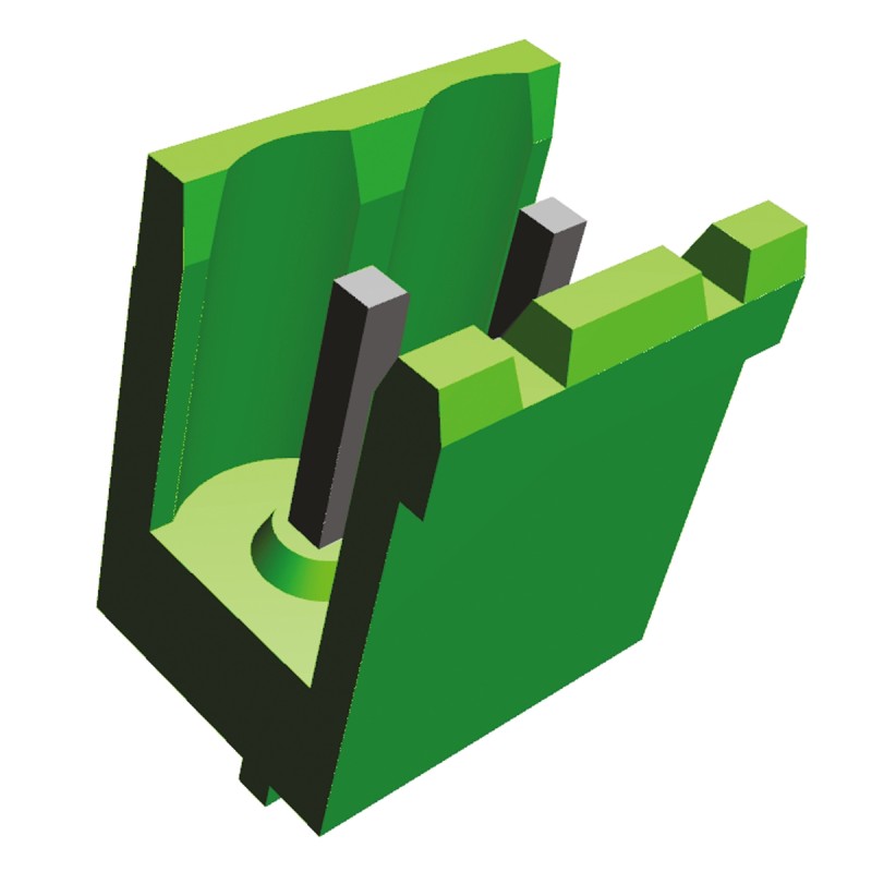 10 pcs - 282825-2 TE Connectivity 5.08mm Pitch 2 Way Pluggable Terminal Block, Header, Panel Mount, Solder Termination