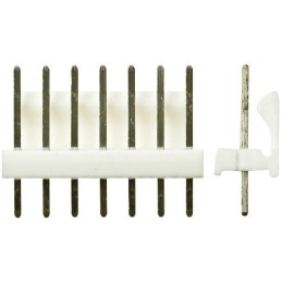 50 pcs - 640456-7 TE Connectivity MTA-100 Series Straight Through Hole Pin Header, 7 Contact(s), 2.54mm Pitch, 1 Row(s), Unshrou