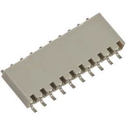 20 pcs - 71607-306LF Amphenol Communications Solutions Dubox Series Right Angle Surface Mount PCB Socket, 6-Contact, 1-Row, 2.54