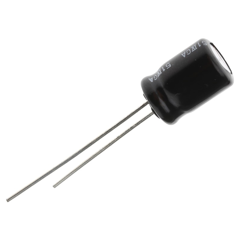 50 pcs - EEUFR0J821 Panasonic 820μF Aluminium Electrolytic Capacitor 6.3V dc, Radial, Through Hole - EEUFR0J821
