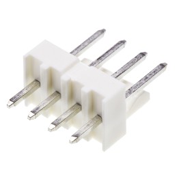 50 pcs - 22-23-2041 Molex KK 254 Series Straight Through Hole Pin Header, 4 Contact(s), 2.54mm Pitch, 1 Row(s), Unshrouded