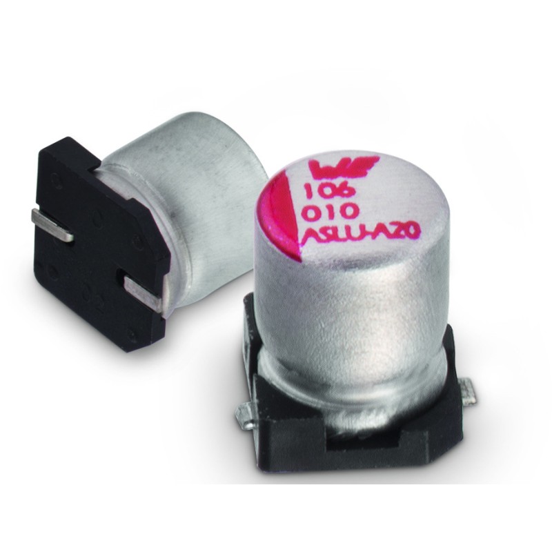 50 pcs - 865090368008 Wurth Elektronik 10μF Aluminium Electrolytic Capacitor 16V dc, Surface Mount - 865090368008