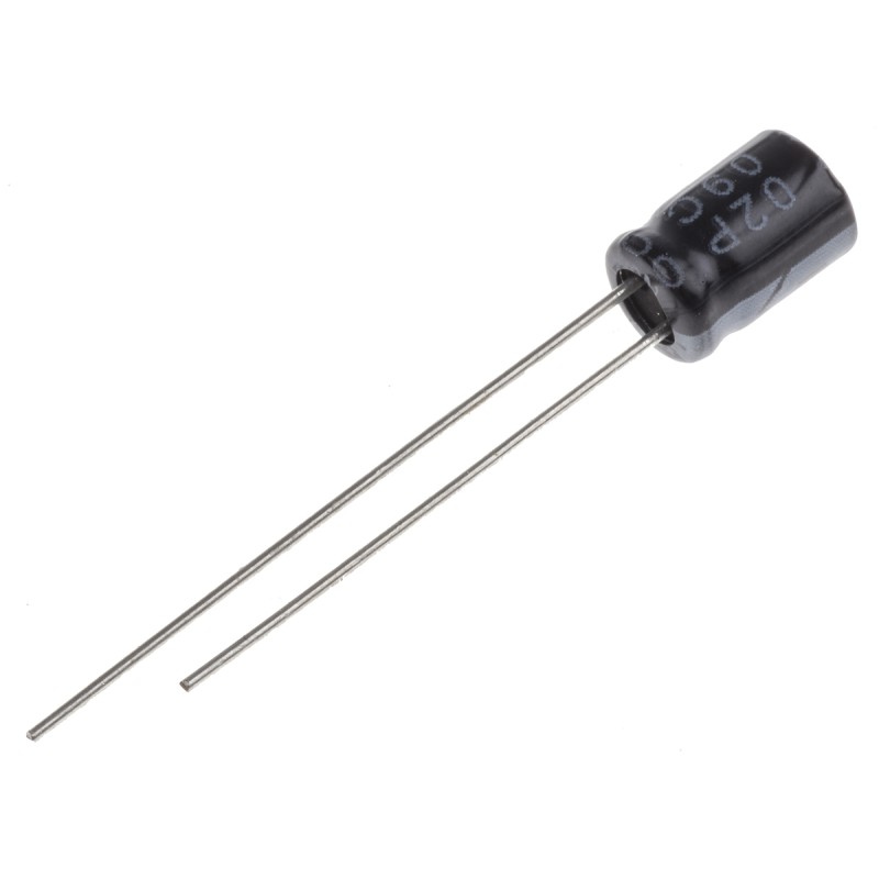 50 pcs - RS PRO 100μF Aluminium Electrolytic Capacitor 25V dc, Radial, Through Hole