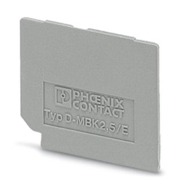 10 pcs - 1414035 Phoenix Contact D-MBK 2.5/E Series End Cover for Use with Modular Terminal Block