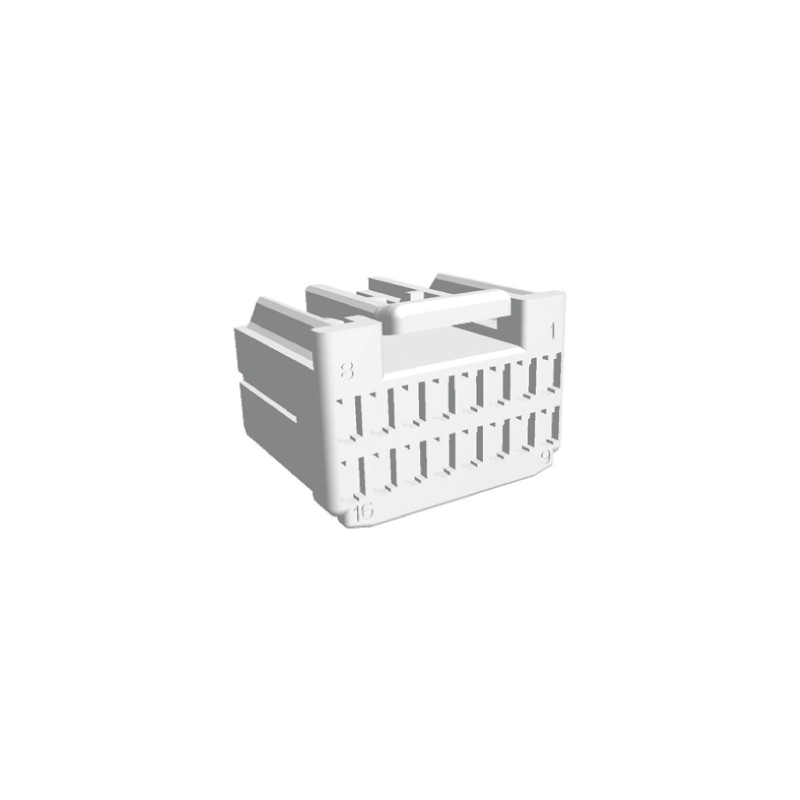 10 pcs - 917981-1 TE Connectivity, Multilock .040 .070 Hybrid Automotive Connector Plug 16 Way