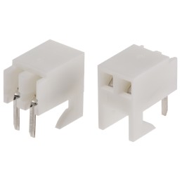 100 pcs - 38-00-1332 Molex KK 254 Series Right Angle Through Hole Mount PCB Socket, 2-Contact, 1-Row, 2.54mm Pitch, Solder Termi