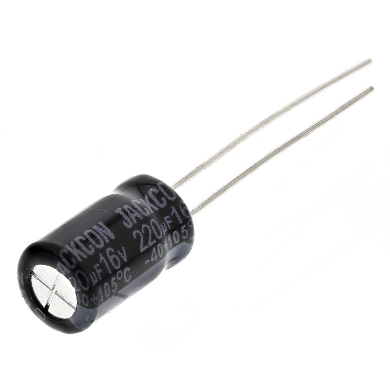 200 pcs - RS PRO 220μF Aluminium Electrolytic Capacitor 16V dc, Radial, Through Hole