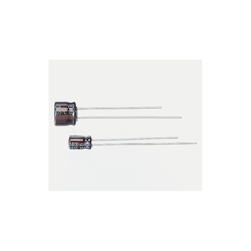 20 pcs - EKRE160ELL100MD05D Nippon Chemi-Con 10μF Electrolytic Capacitor 16V dc, Through Hole - EKRE160ELL100MD05D