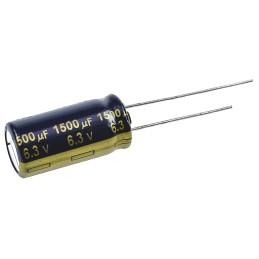 20 pcs - EEUFC0J152 Panasonic 1500μF Aluminium Electrolytic Capacitor 6.3V dc, Radial, Through Hole - EEUFC0J152