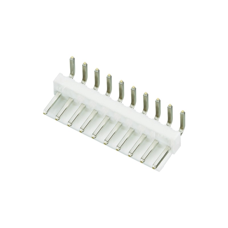 20 pcs - B10PS-VH LF)(SN) JST VH Series Right Angle Through Hole PCB Header, 10 Contact(s), 3.96mm Pitch, 1 Row(s), Shrouded