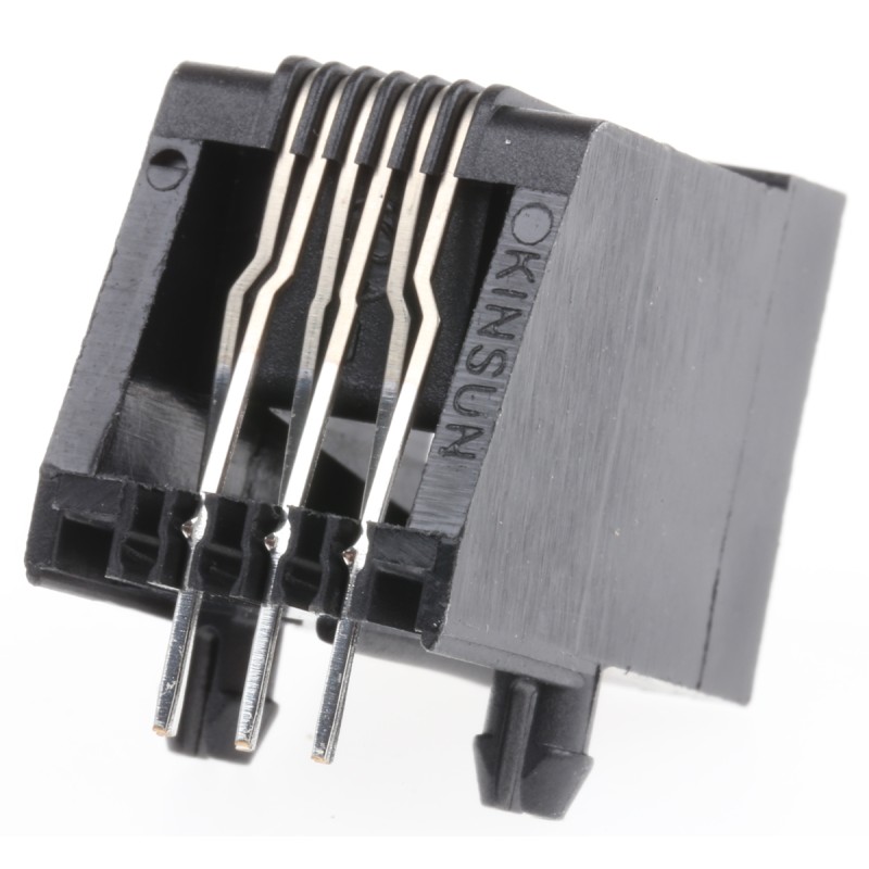 10 pcs - MHRJJ66NFRA MH Connectors MH Modular Series Female RJ12 Connector, Through Hole, UTP Shield