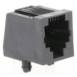 10 pcs - MHRJJ66NFRA MH Connectors MH Modular Series Female RJ12 Connector, Through Hole, UTP Shield