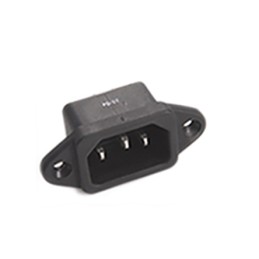 5 pcs - RS PRO Snap-In IEC Connector Male, 10A, 250 V