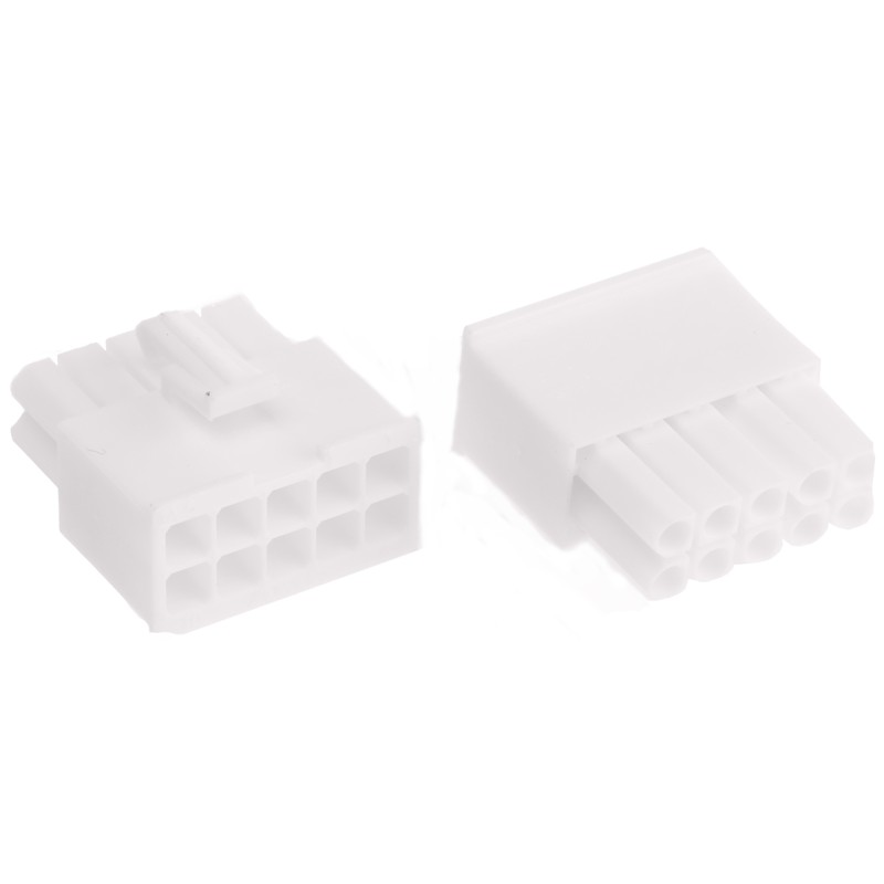 20 pcs - 770580-1 TE Connectivity, Mini-Universal MATE-N-LOK Male Connector Housing, 4.14mm Pitch, 10 Way, 2 Row