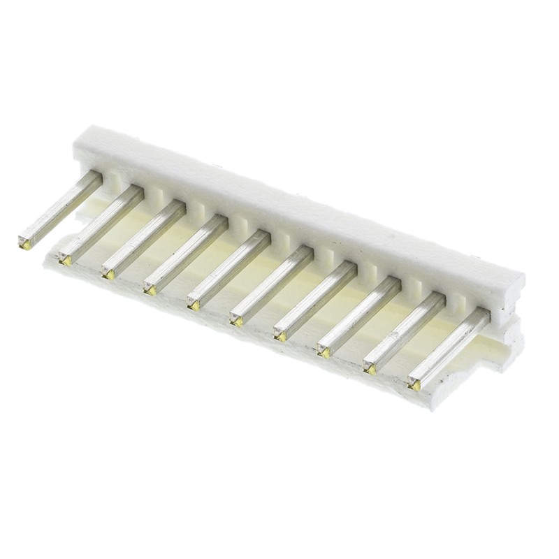 20 pcs - 1-640445-0 TE Connectivity MTA-156 Series Straight Through Hole Pin Header, 10 Contact(s), 3.96mm Pitch, 1 Row(s), Unsh