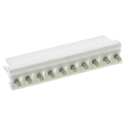 20 pcs - 1-640445-0 TE Connectivity MTA-156 Series Straight Through Hole Pin Header, 10 Contact(s), 3.96mm Pitch, 1 Row(s), Unsh