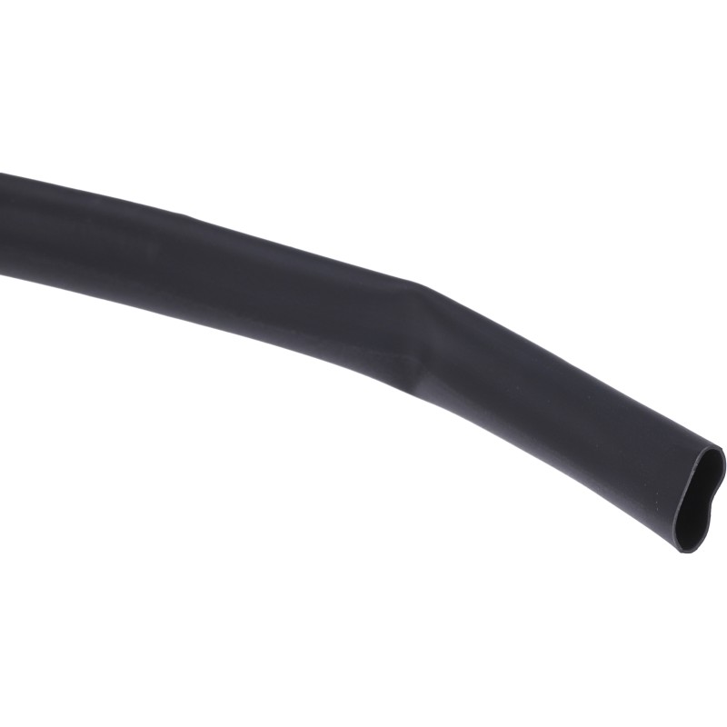 1 Reel of 7 M - RS PRO Heat Shrink Tubing, Black 6mm Sleeve Dia. x 7m Length 3:1 Ratio