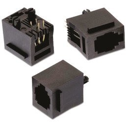 10 pcs - 615004144021 Wurth Elektronik WR-MJ Series Female RJ22 Connector, Through Hole